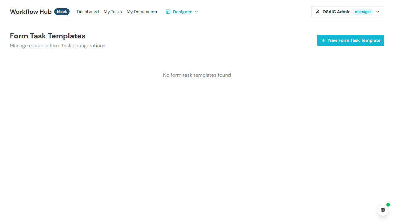 Form Task Templates